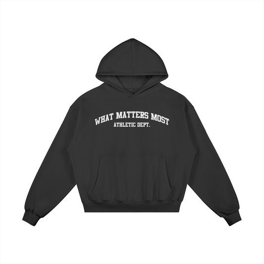 What Matters Most Athletic Dept. Hoodie (Black)