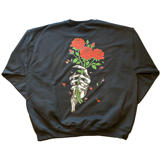 Even In Death Crewneck (Roses)