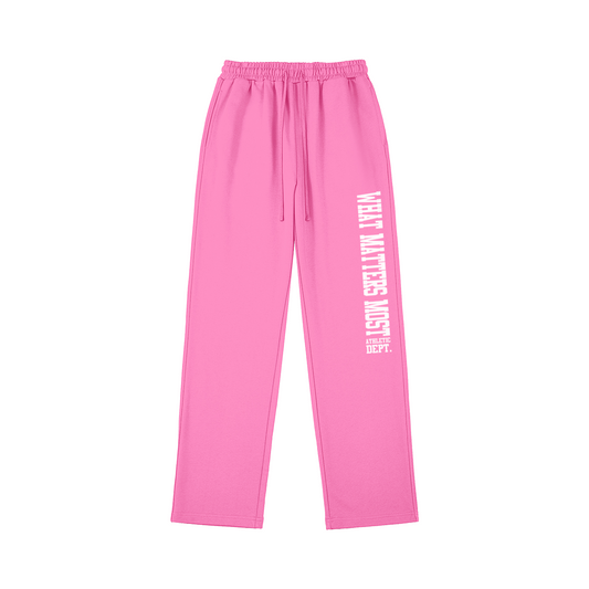 What Matters Most Athletic Dept. Sweatpants (Pink)